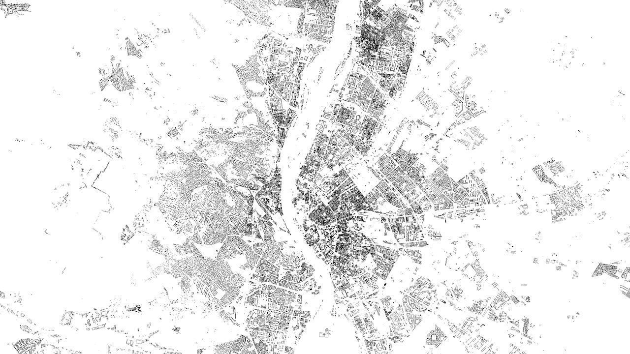 Budapest Streets and Buildings 3D model_7