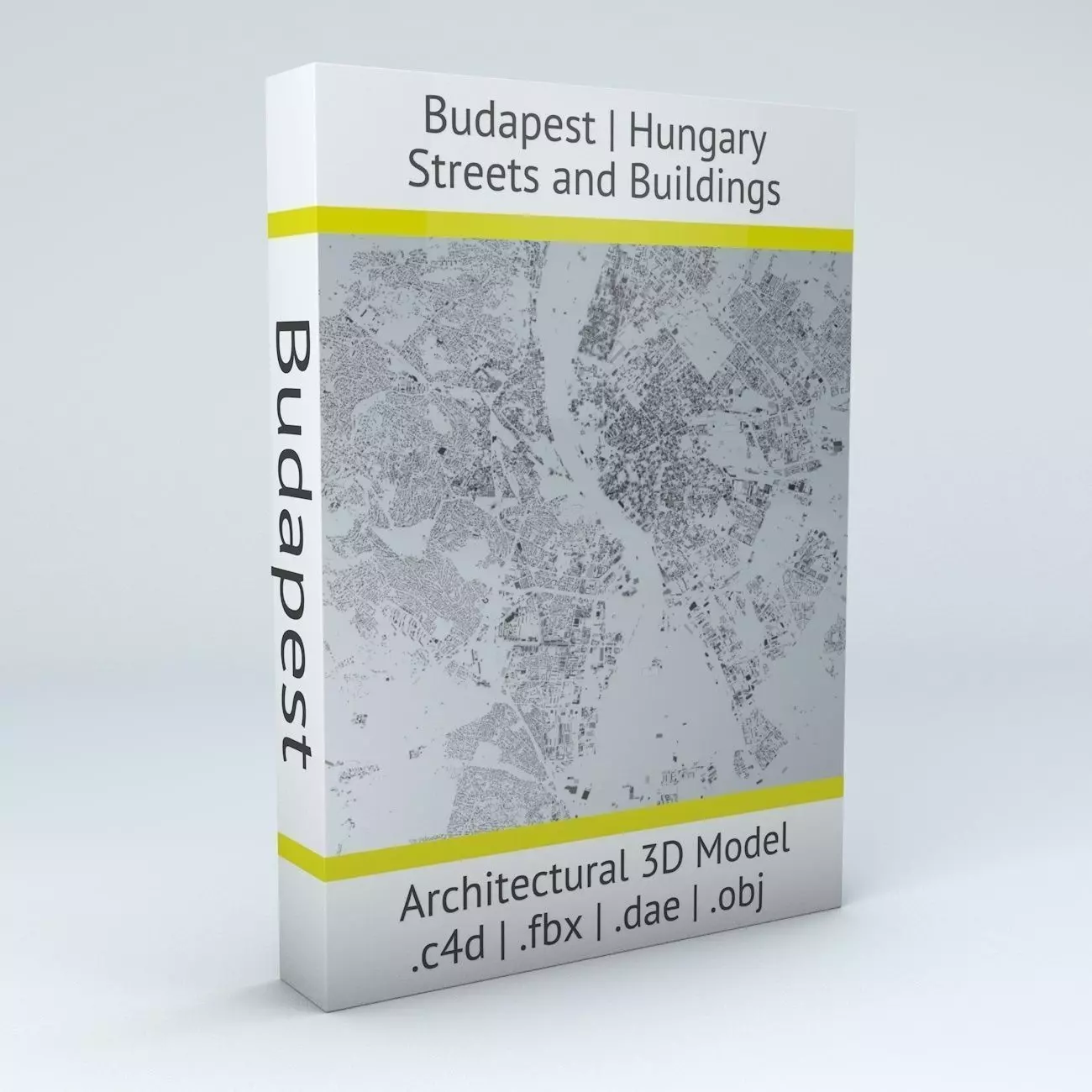 Budapest Streets and Buildings 3D model_0