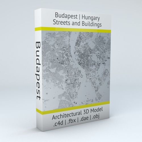 Budapest Streets and Buildings 3D model