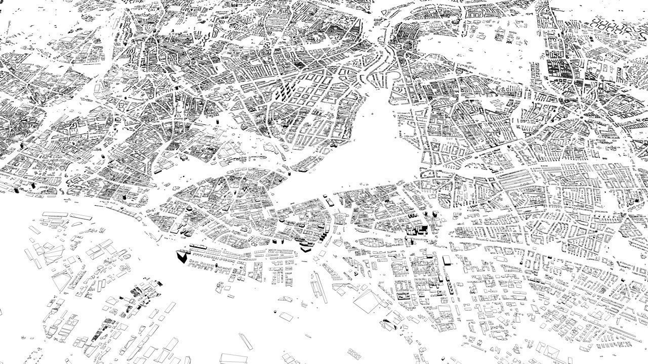 Hamburg Streets and Buildings 3D model_7