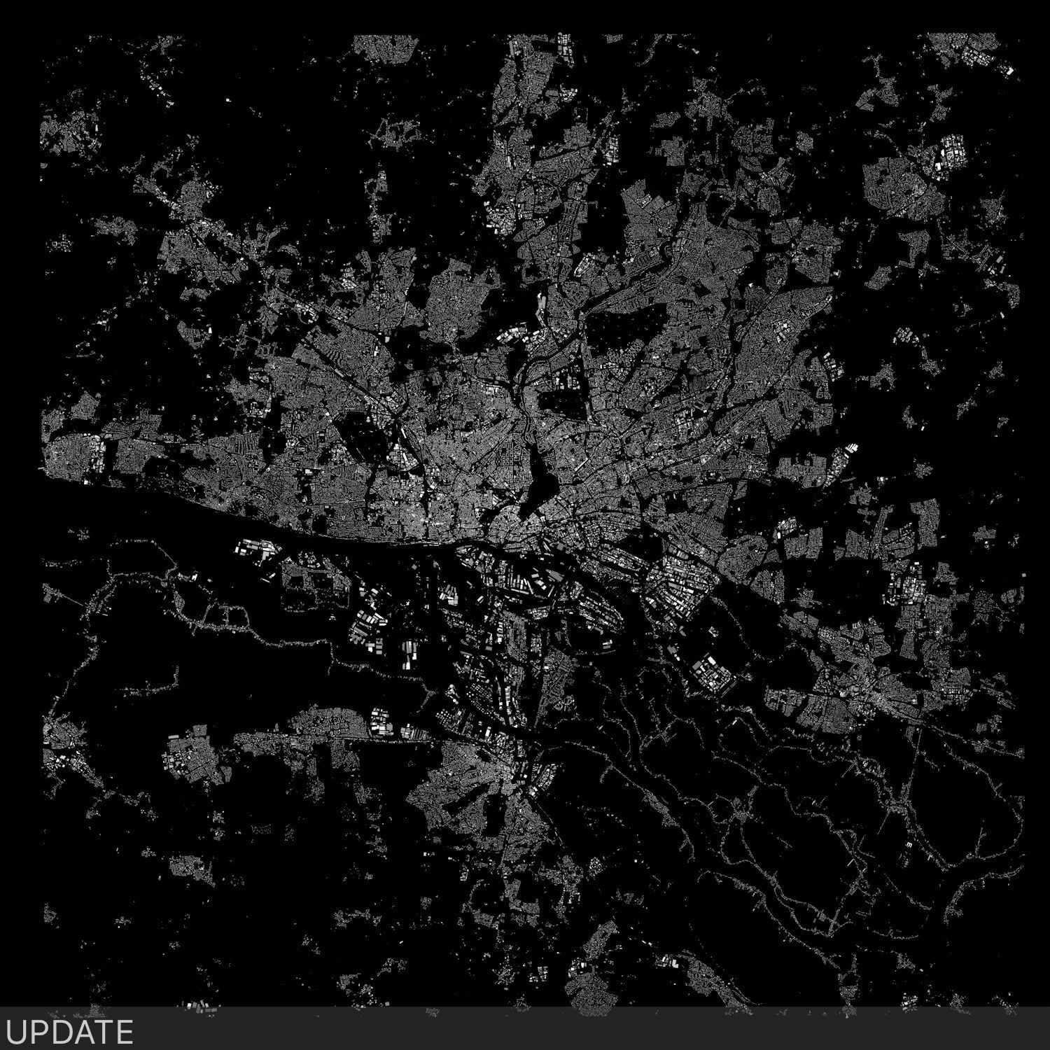 Hamburg Streets and Buildings 3D model_9