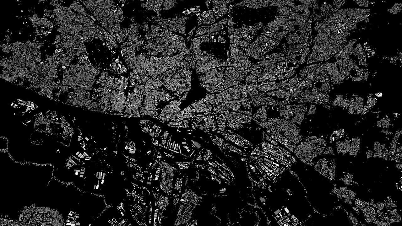 Hamburg Streets and Buildings 3D model_4