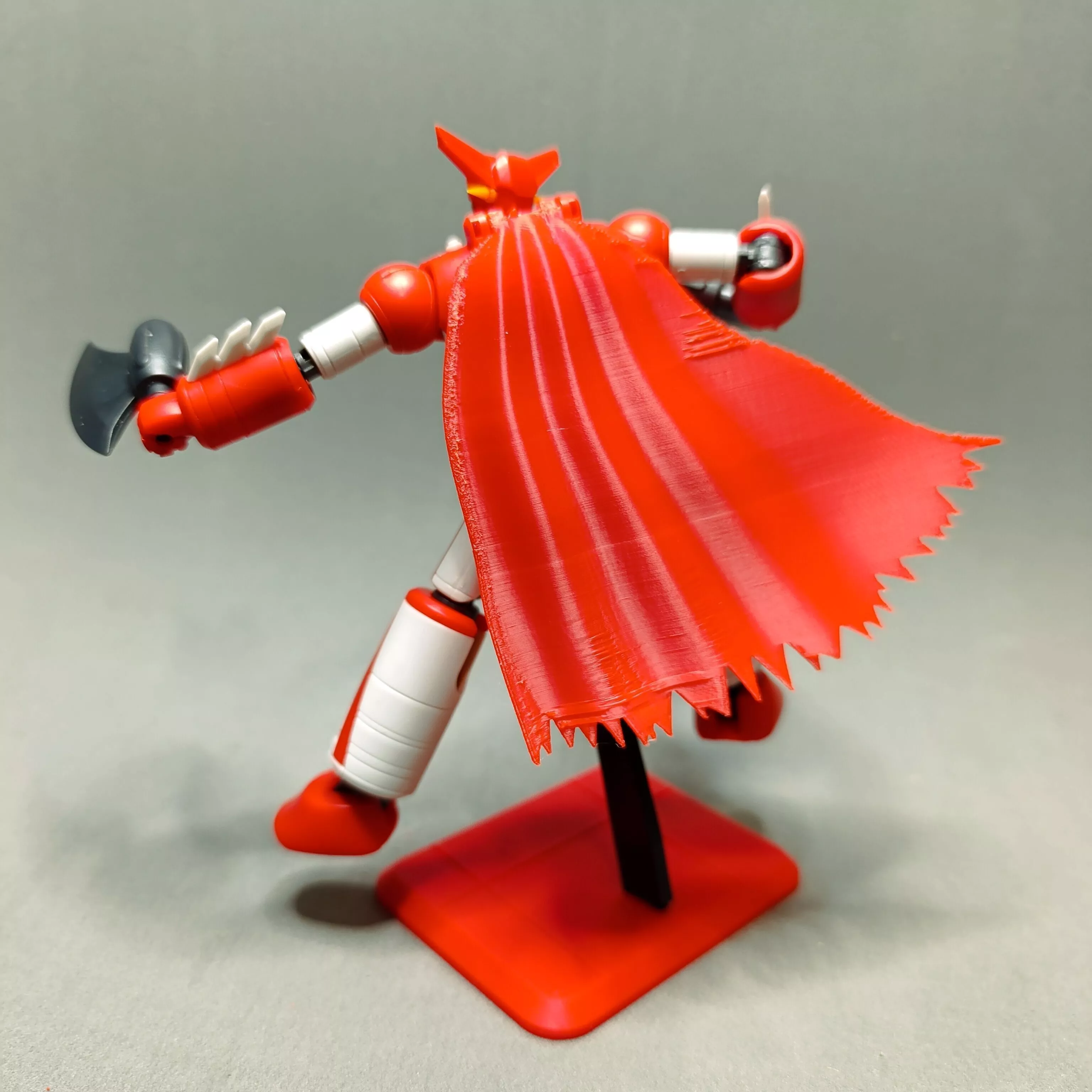 Upgrade Cloak and stand Getter 1 Moderoid combining transforming 3D print model