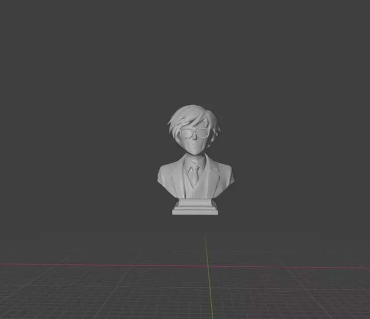 Minimalist Pop Art Bust Inspired by Andy Warhol Style 3D print model