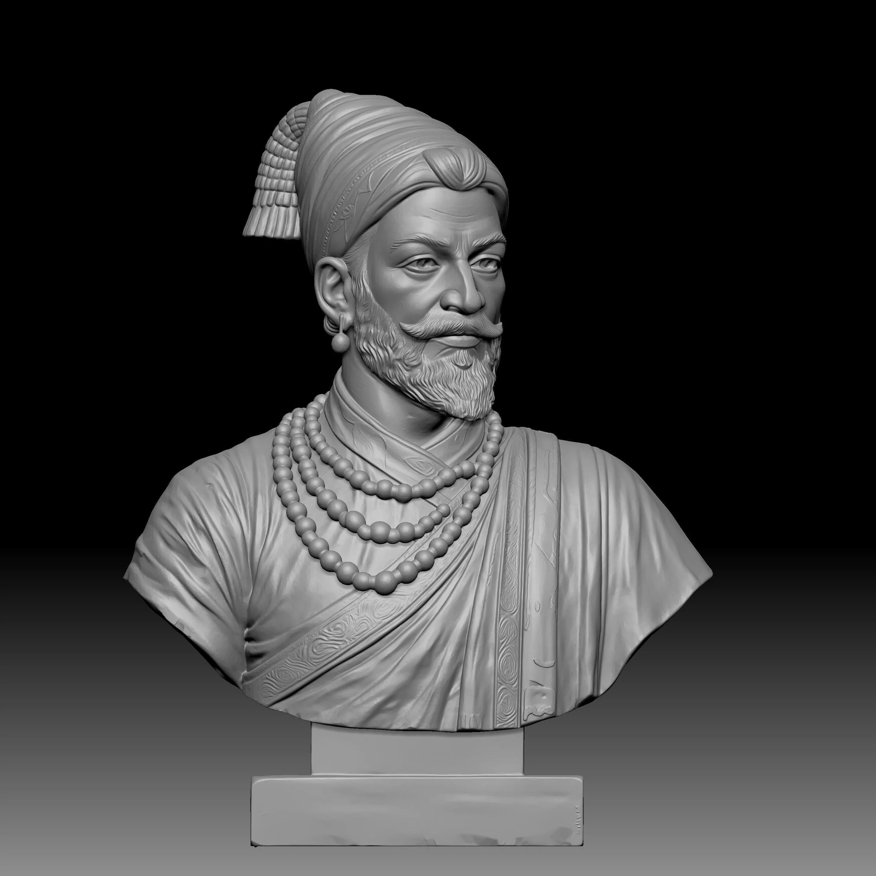 Chhatrapati Shivaji Maharaj 3D print model