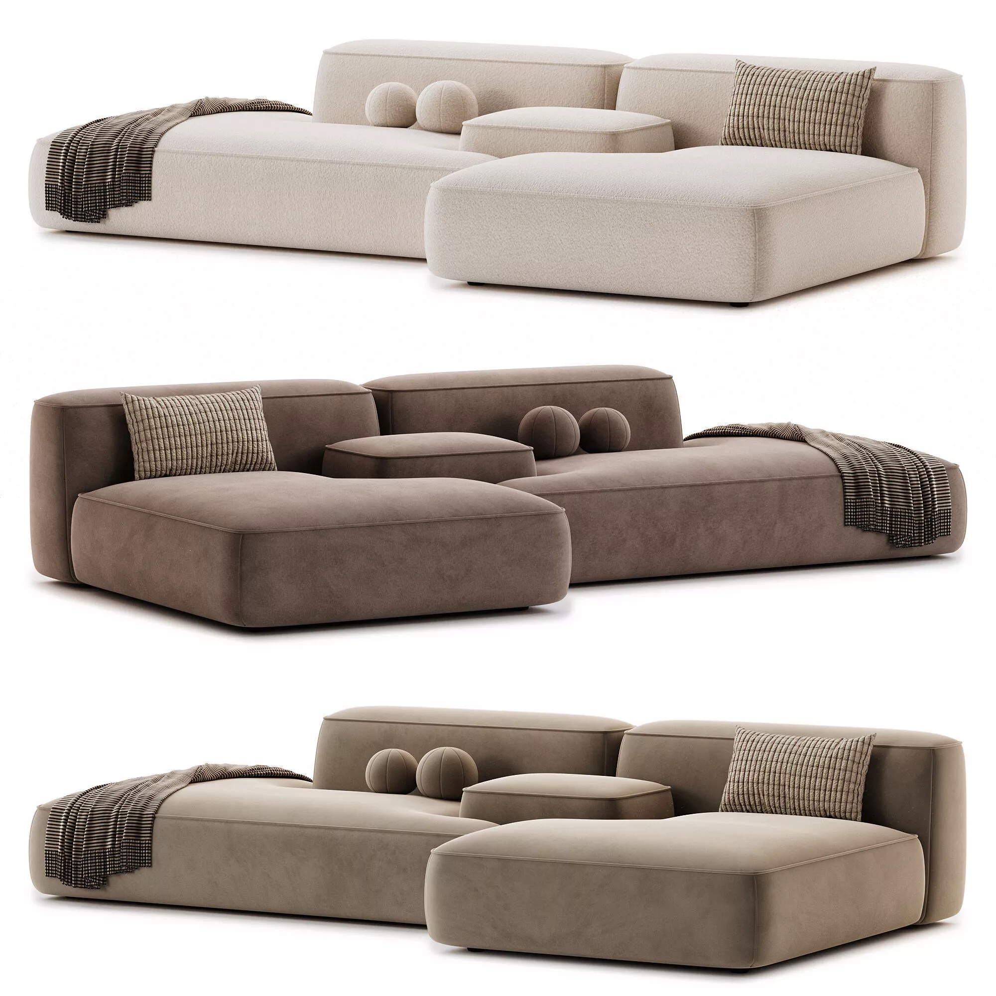 Kapri Modular Sofa 3D model