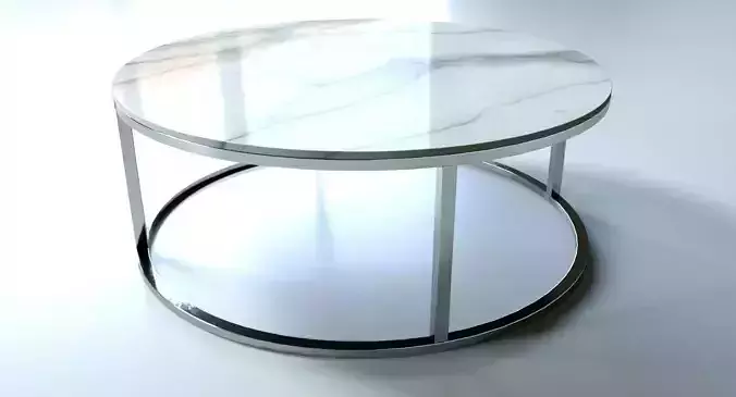 Marble Round Coffee Table