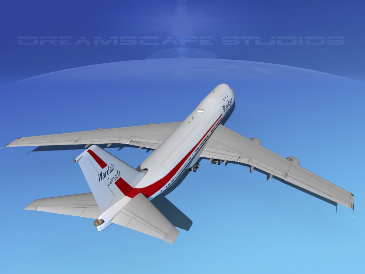 Boeing 747-100 Wardair Canada 3D model_6