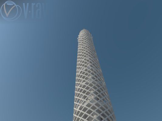 Cairo tower 3D print model_3