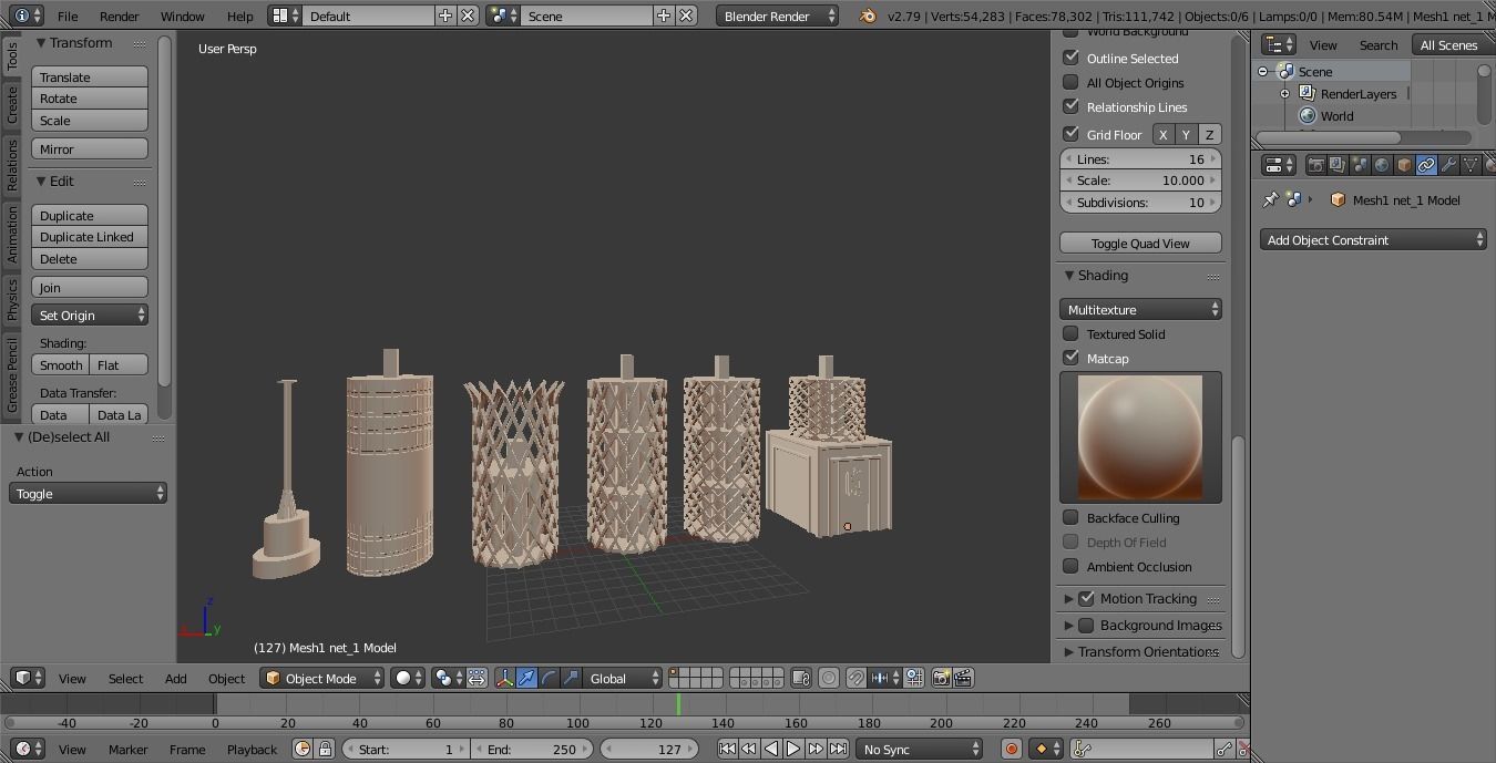 Cairo tower 3D print model_5