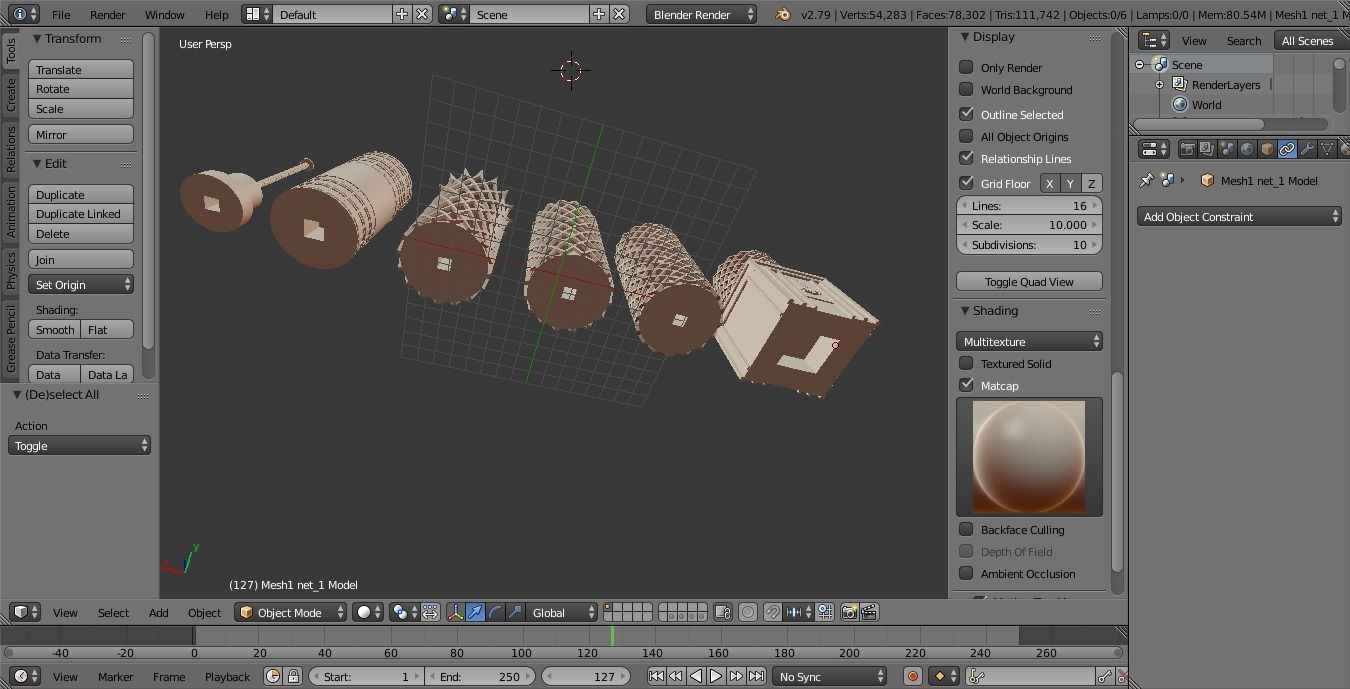 Cairo tower 3D print model_6
