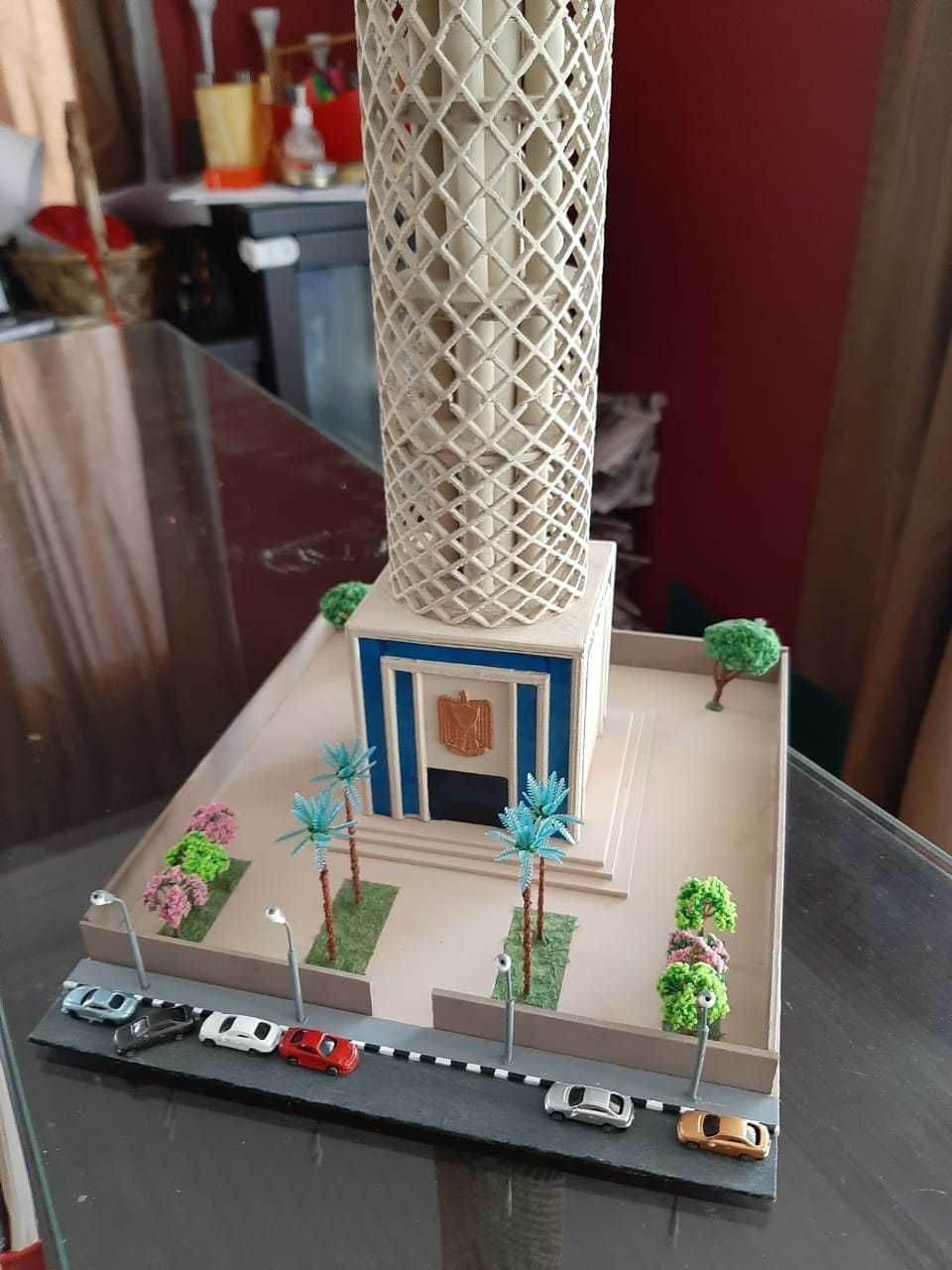 Cairo tower 3D print model_17