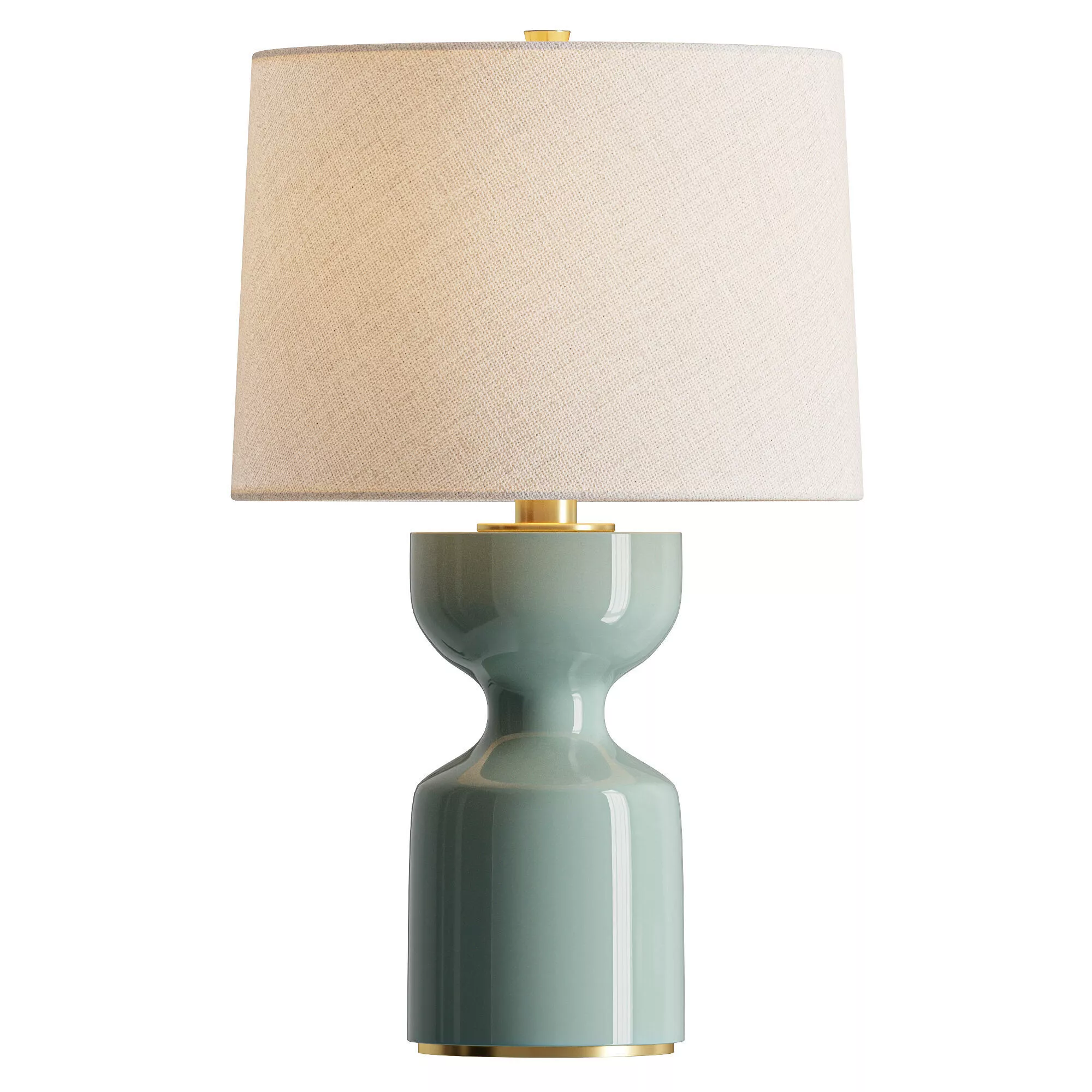 Hudson Valley Locust Grove Porcelain Table Lamp 3D model