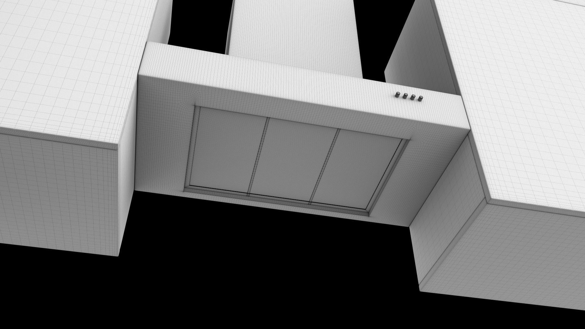 Photorealistic Modern Kitchen Furniture 3D model_13