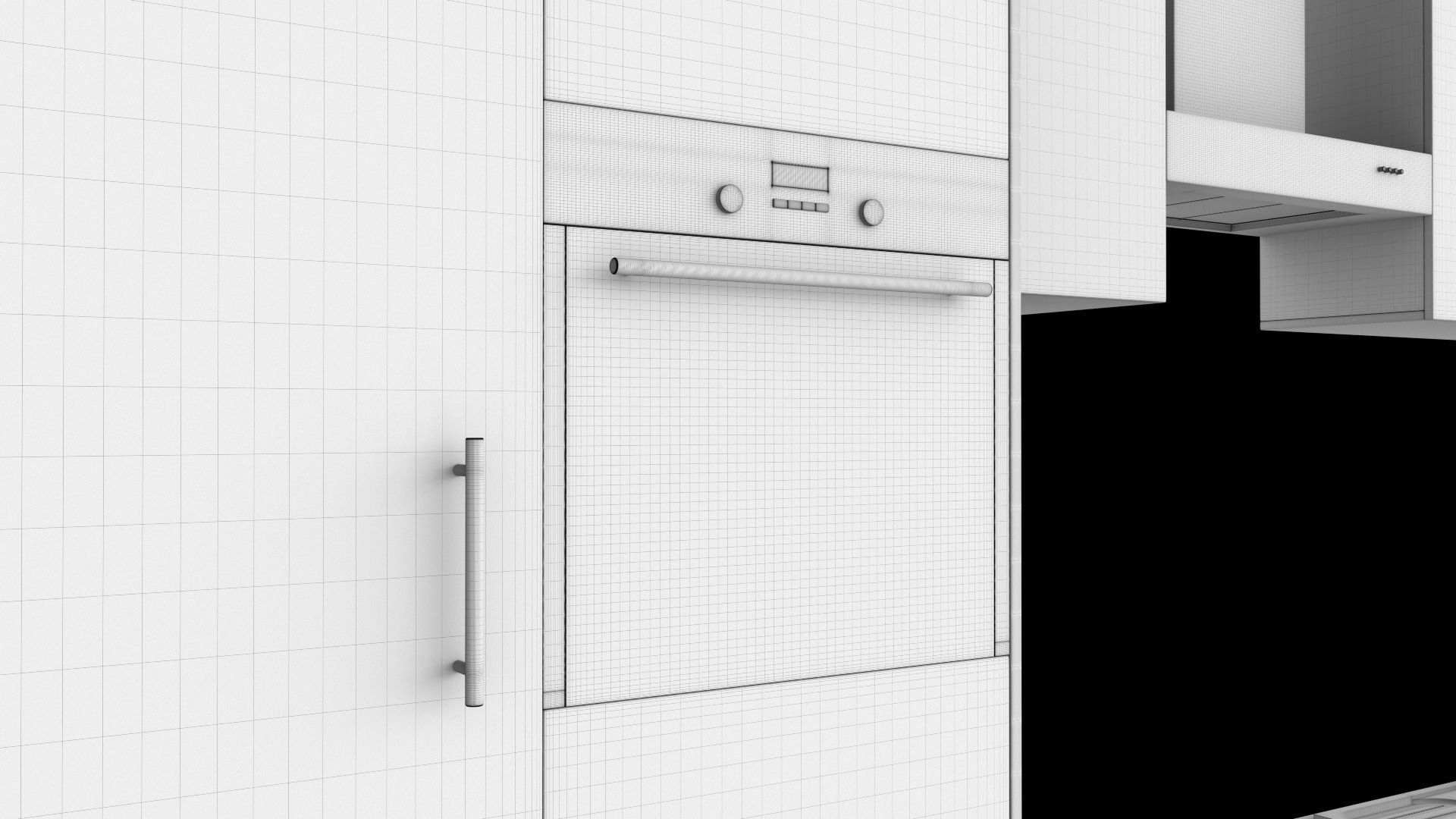 Photorealistic Modern Kitchen Furniture 3D model_11