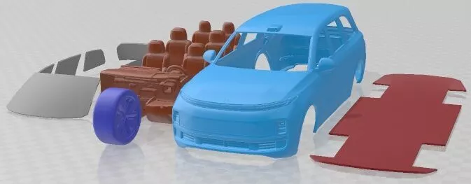 Lixiang L9 2024 Printable Car 3D print model