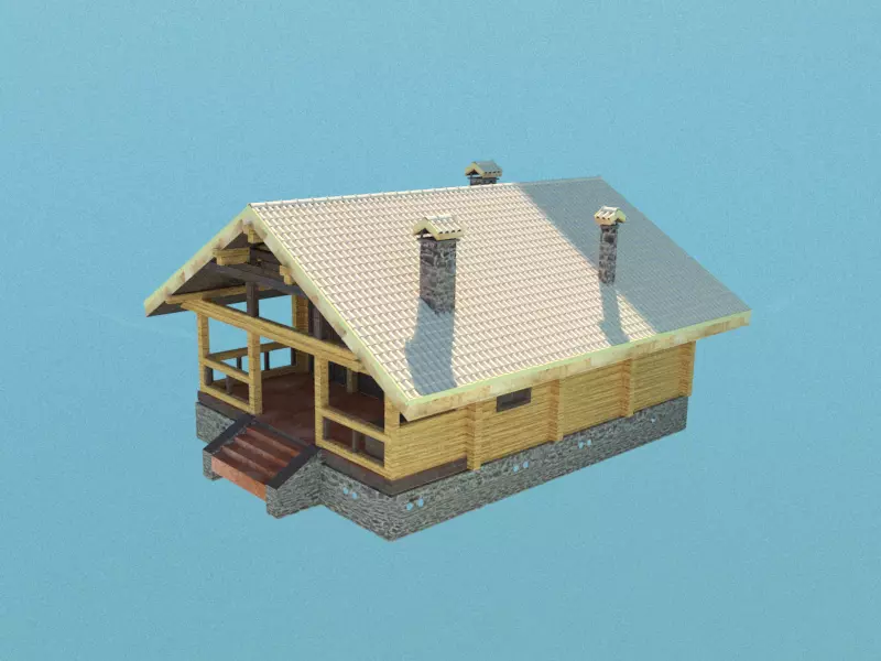 Sauna 3dsmax obj Low-poly 3D model