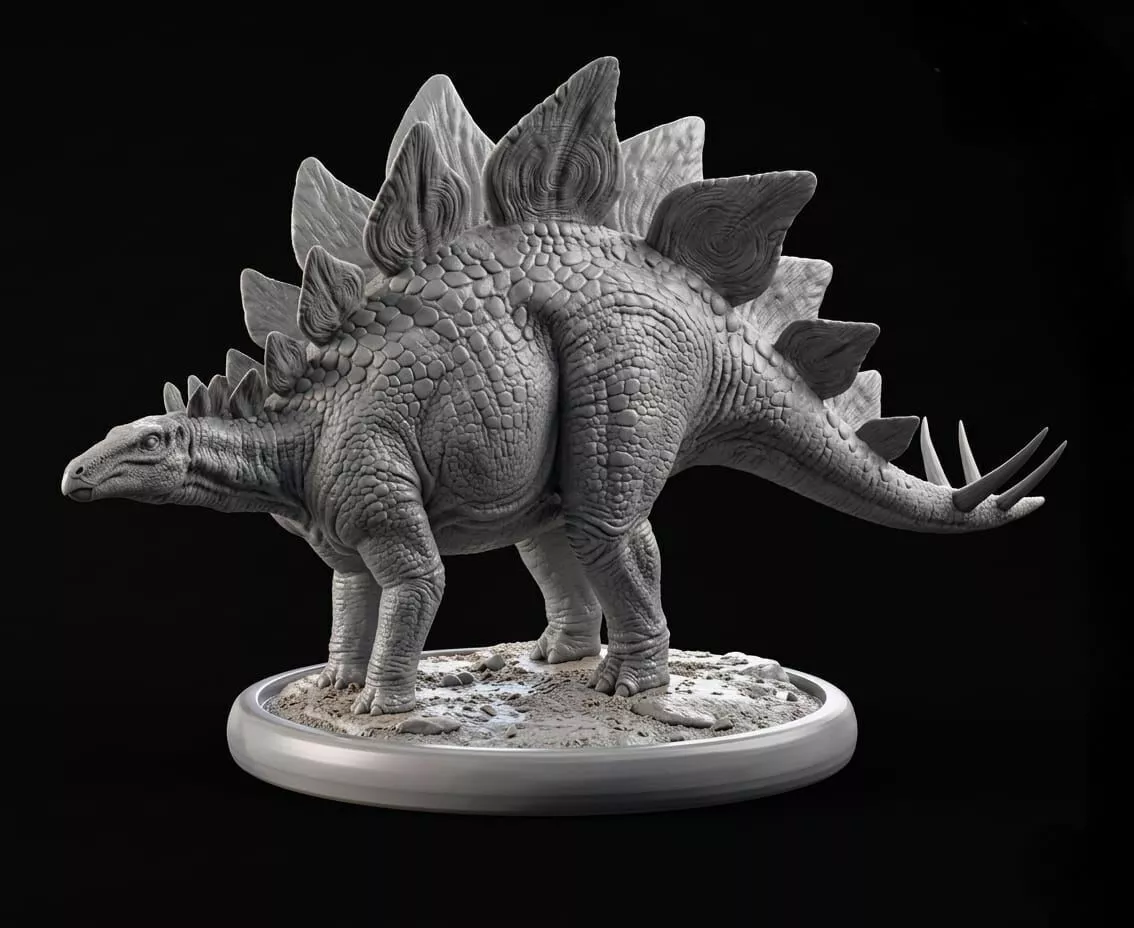 Stegosaurus Statue Dinosaur Free 3D print model