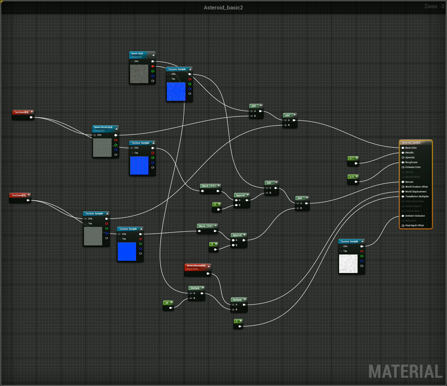 Detailed Asteroid2 Low-poly 3D model_20