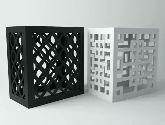 Black and White End Tables by Jeffan