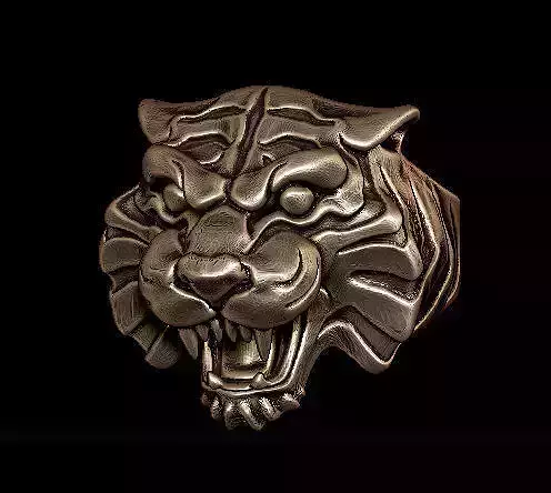 tiger head 3D print model