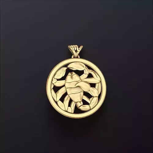 Zodiac Scorpio Pendant Light