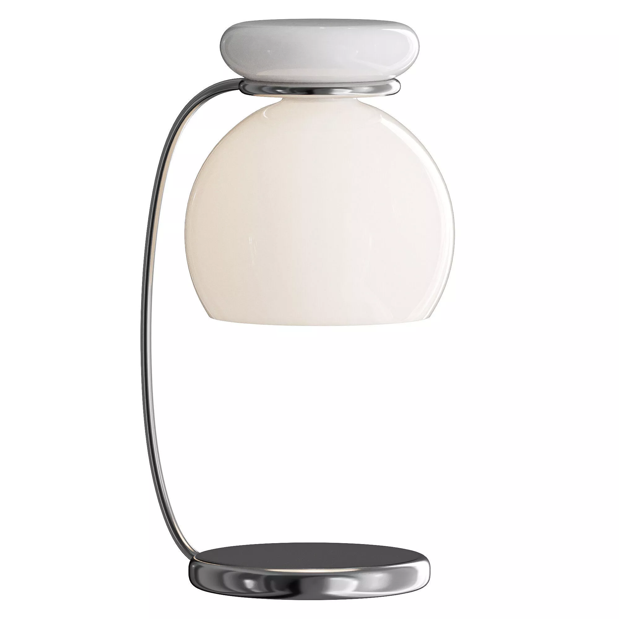 Boden Chrome Table Lamp 3D model