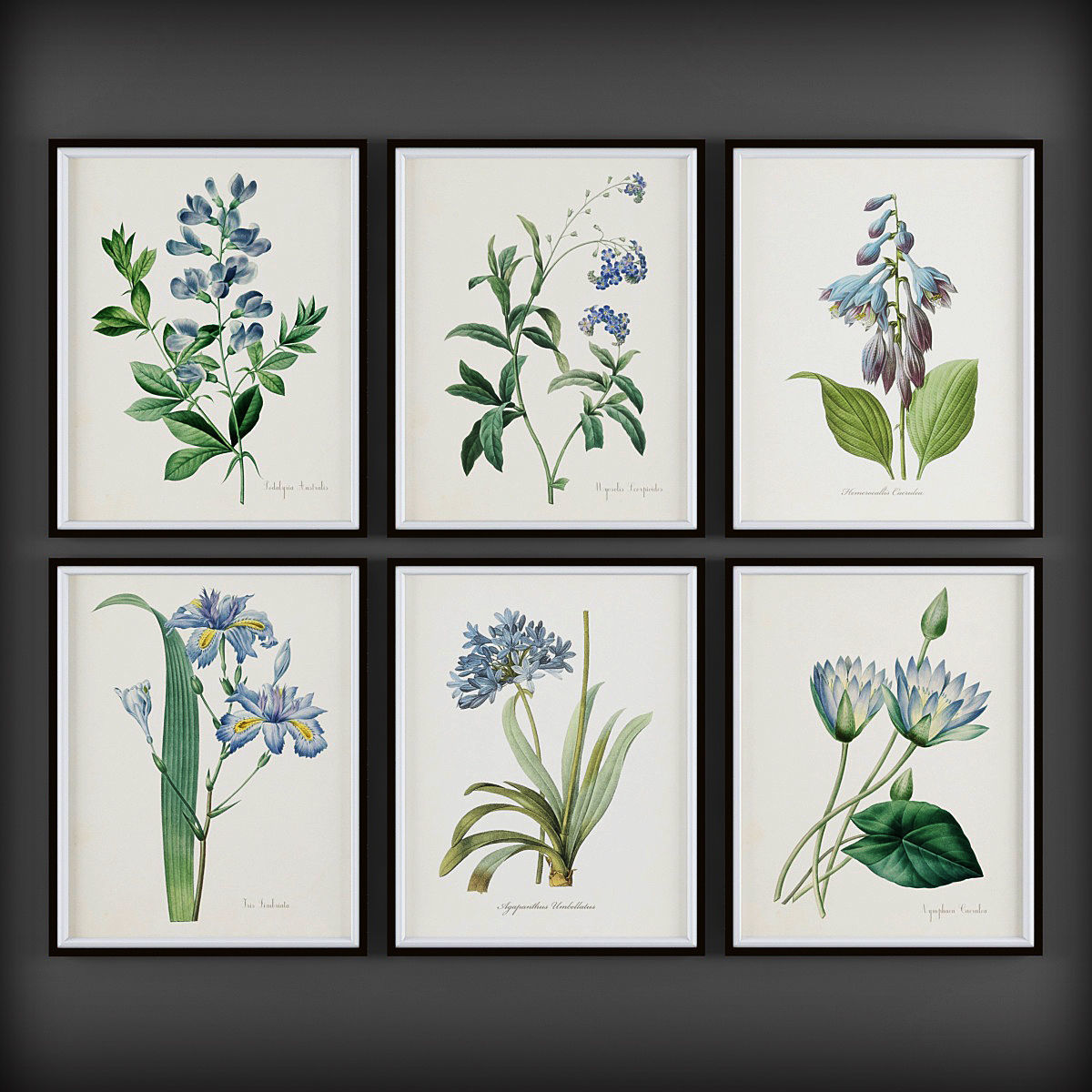 Picture Frames Low-poly 3D model_2