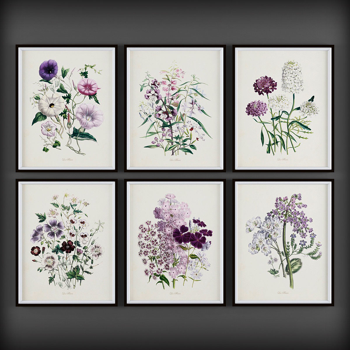 Picture Frames Low-poly 3D model_1