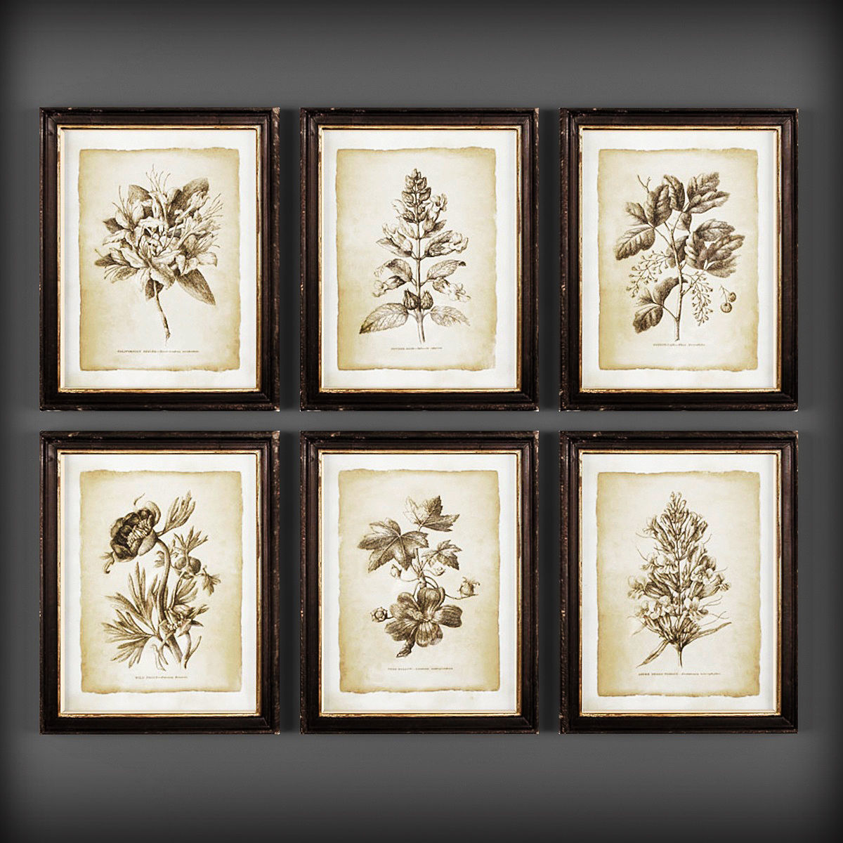 Picture Frames Low-poly 3D model_1