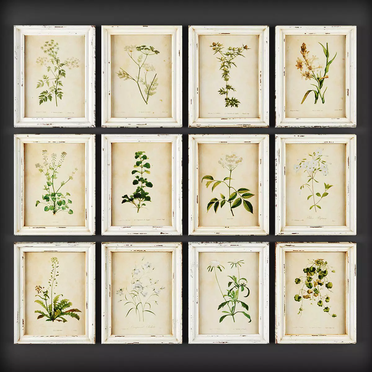 Picture Frames Low-poly 3D model_0