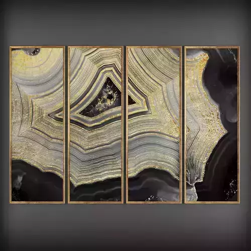 Picture Frames Low-poly 3D model