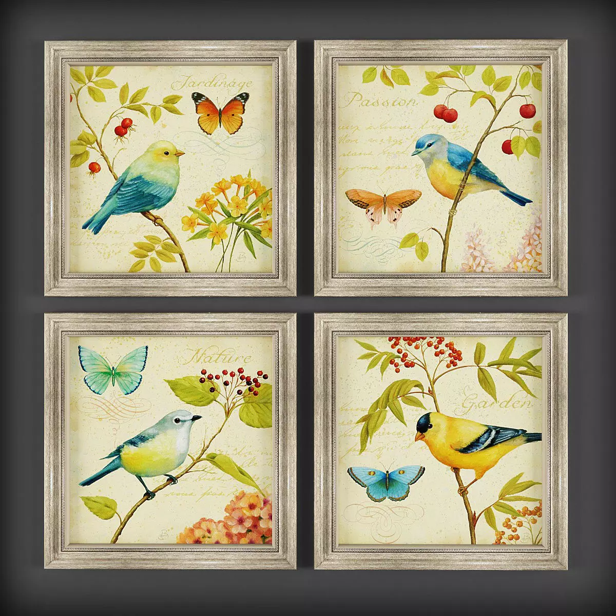 Picture Frames Low-poly 3D model_0