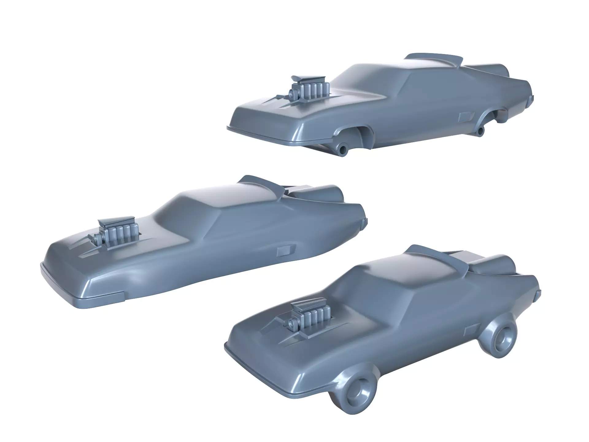 Mad Max Car - Smooth Model 3D print model