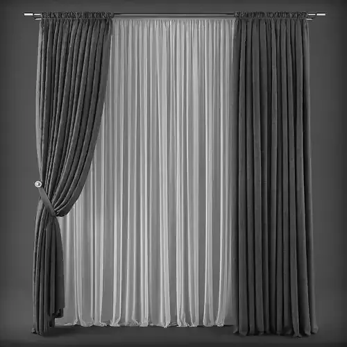 Curtain 3D model 242