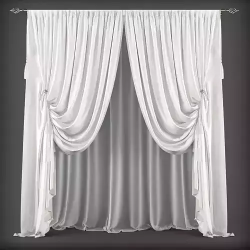 Curtain 3D model 244