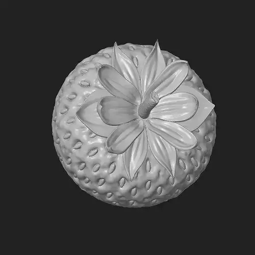 Strawberry 3D print model 5