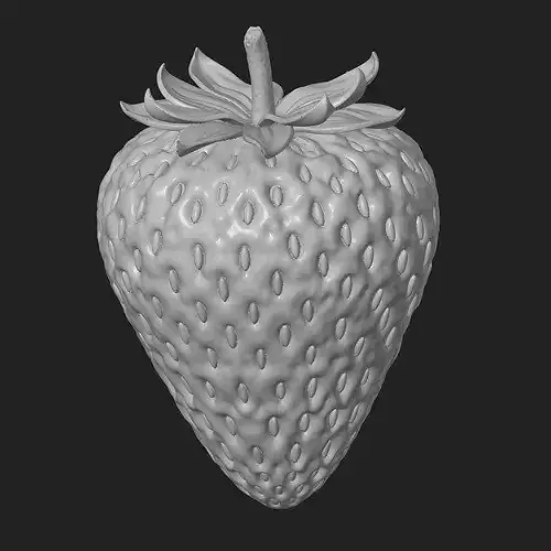 Strawberry 3D print model 4