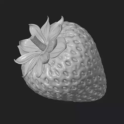 Strawberry 3D print model 3