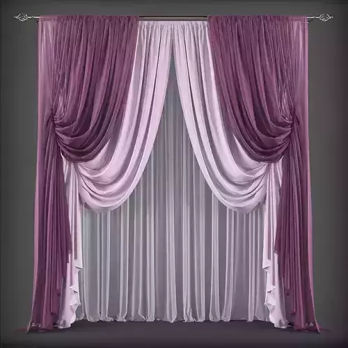 Curtain 3D model 245