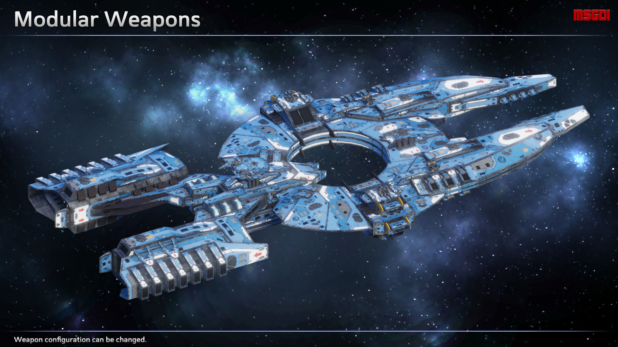 Spaceship Battleship Nomad Low-poly 3D model_5