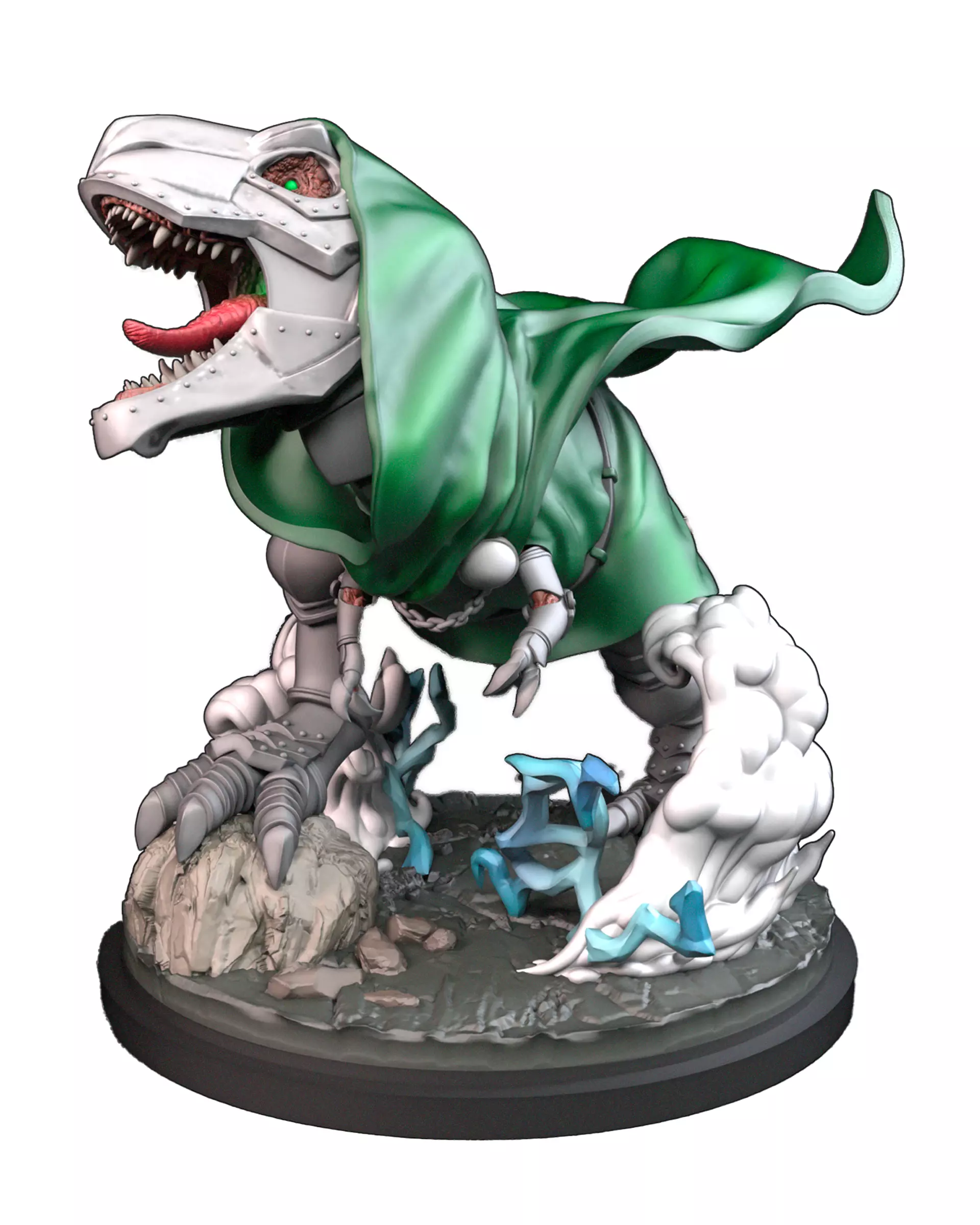 Doom Rex 3D Print STL Miniature RPG 3D print model