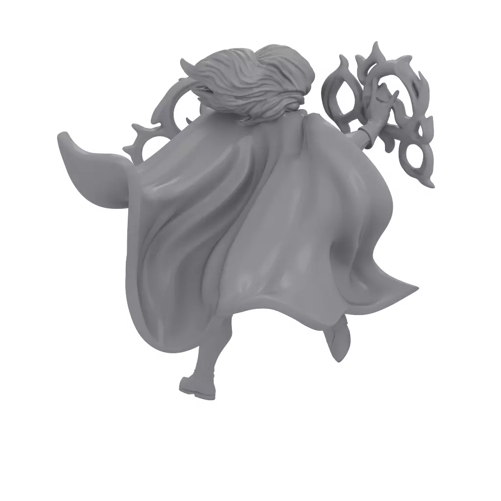 Crimson Sorceress 3D Print STL Miniature RPG 3D print model