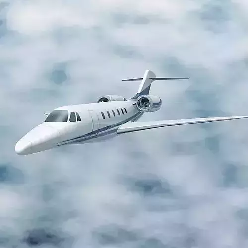 Cessna Citation X business jet 3D model