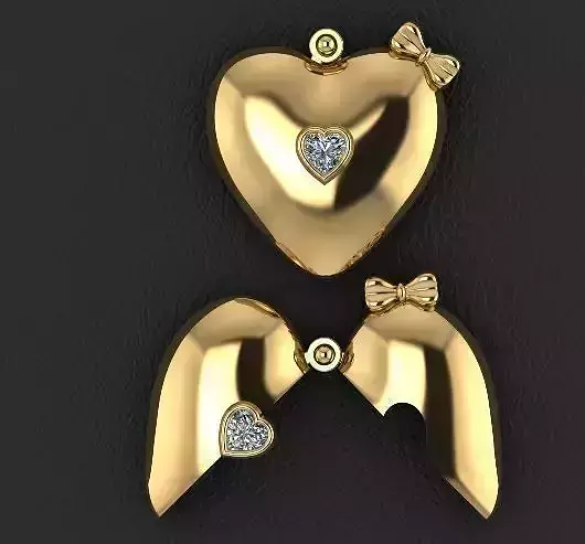 jewelry design necklaces heart