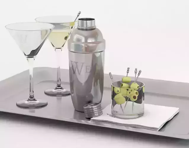 Cocktail with shaker