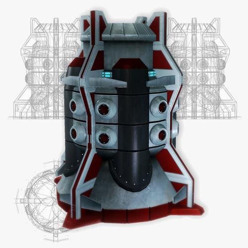 Force field generator 05 sci-fi Low-poly 3D model Force field generator 05 sci-fi Low-poly 3D model