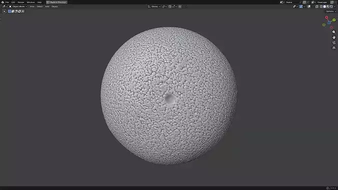 Orange Fruit 3D print model 5