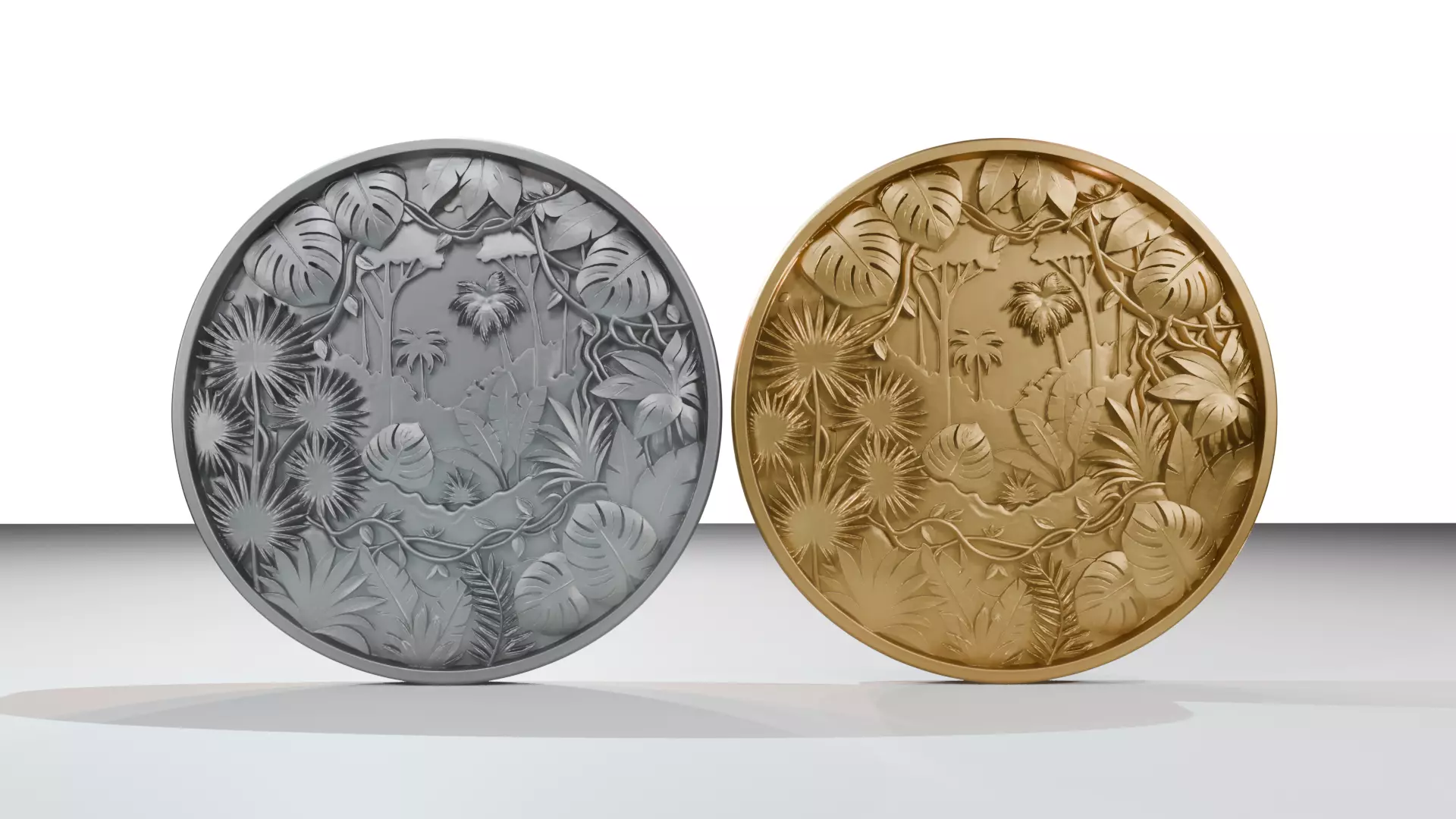 Jungle Medallion 3D print model