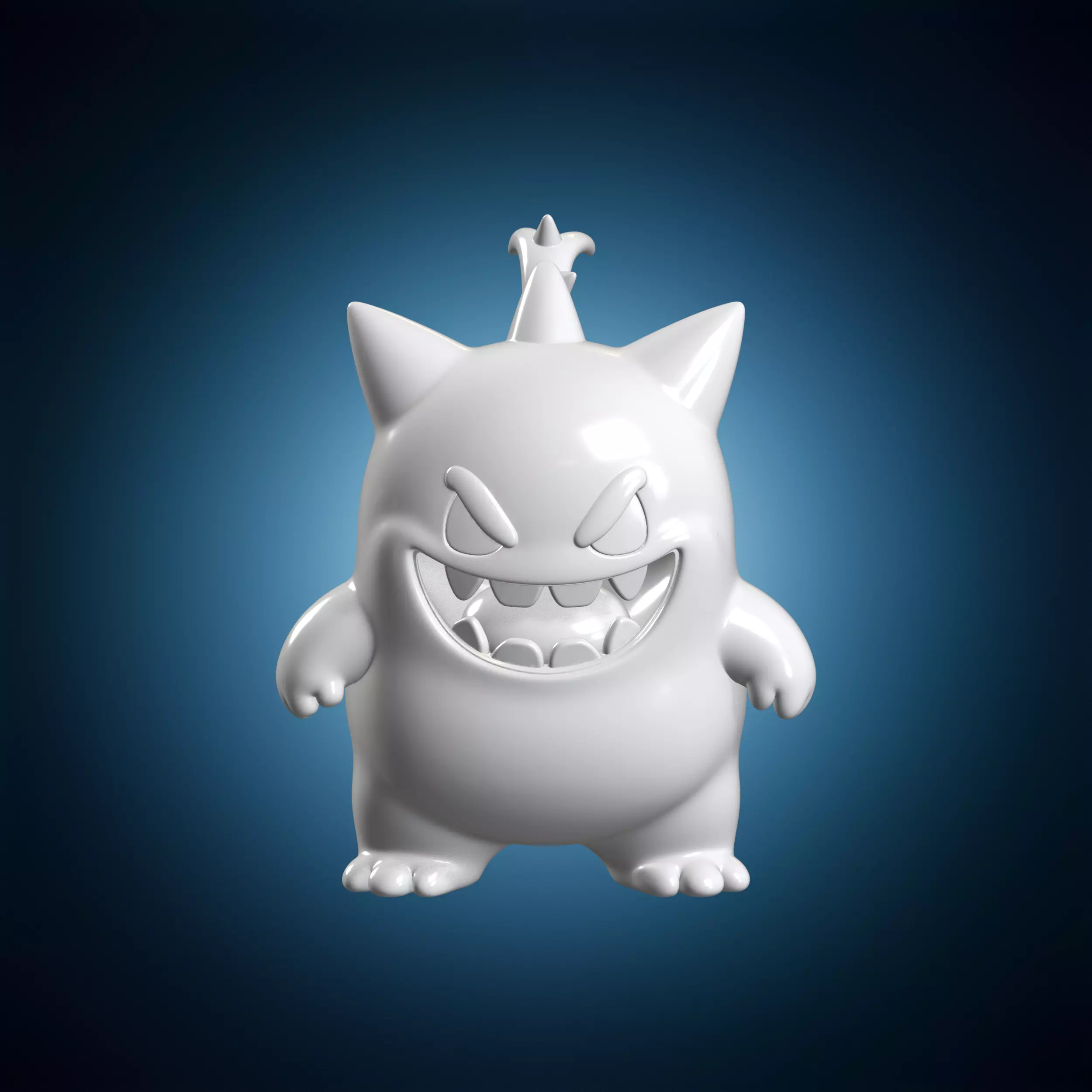 Peeking Gengar 3D Print Model 3D print model